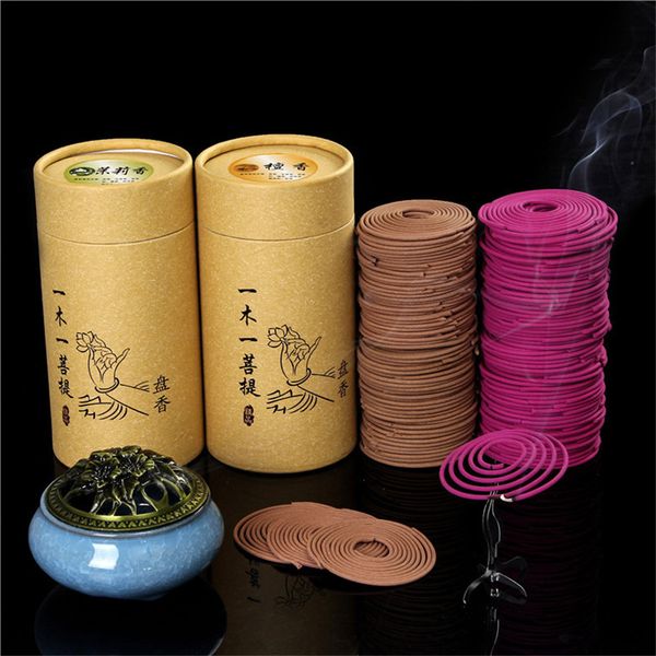 5 box 480 plates natural sandalwood coil incense rose aromatherapy fragrance toilet floral hygienic fragrance home teahouse decor